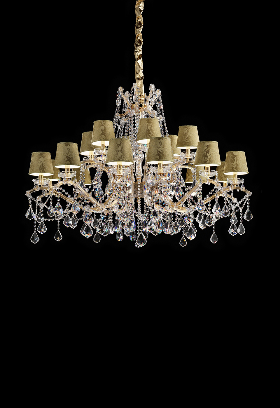 chandelier golden 36 lights 18110154R